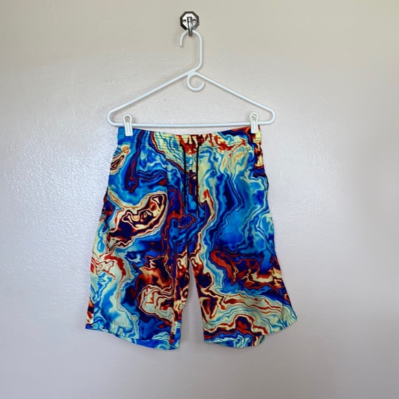 Swim Mens Acid Wash Swim Trunks Poshmark